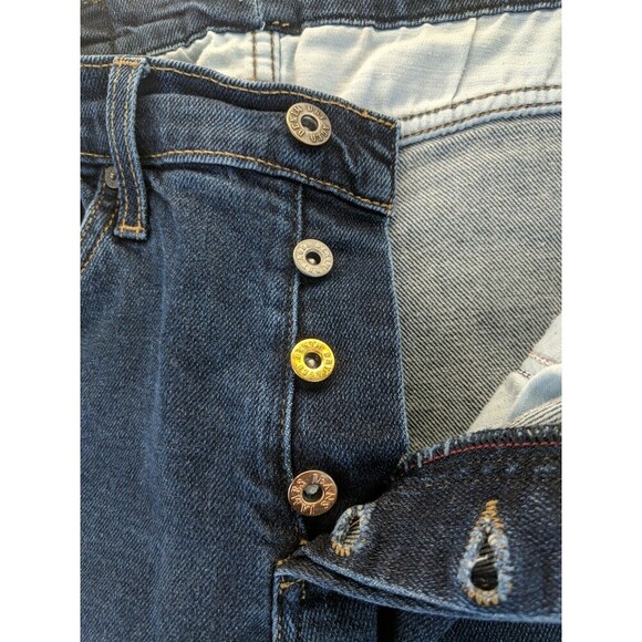 Dry Aged & Cured James Jeans Dark Wash TRAVIS THE STRAIGHT Button Fly Made in US - Picture 14 of 14